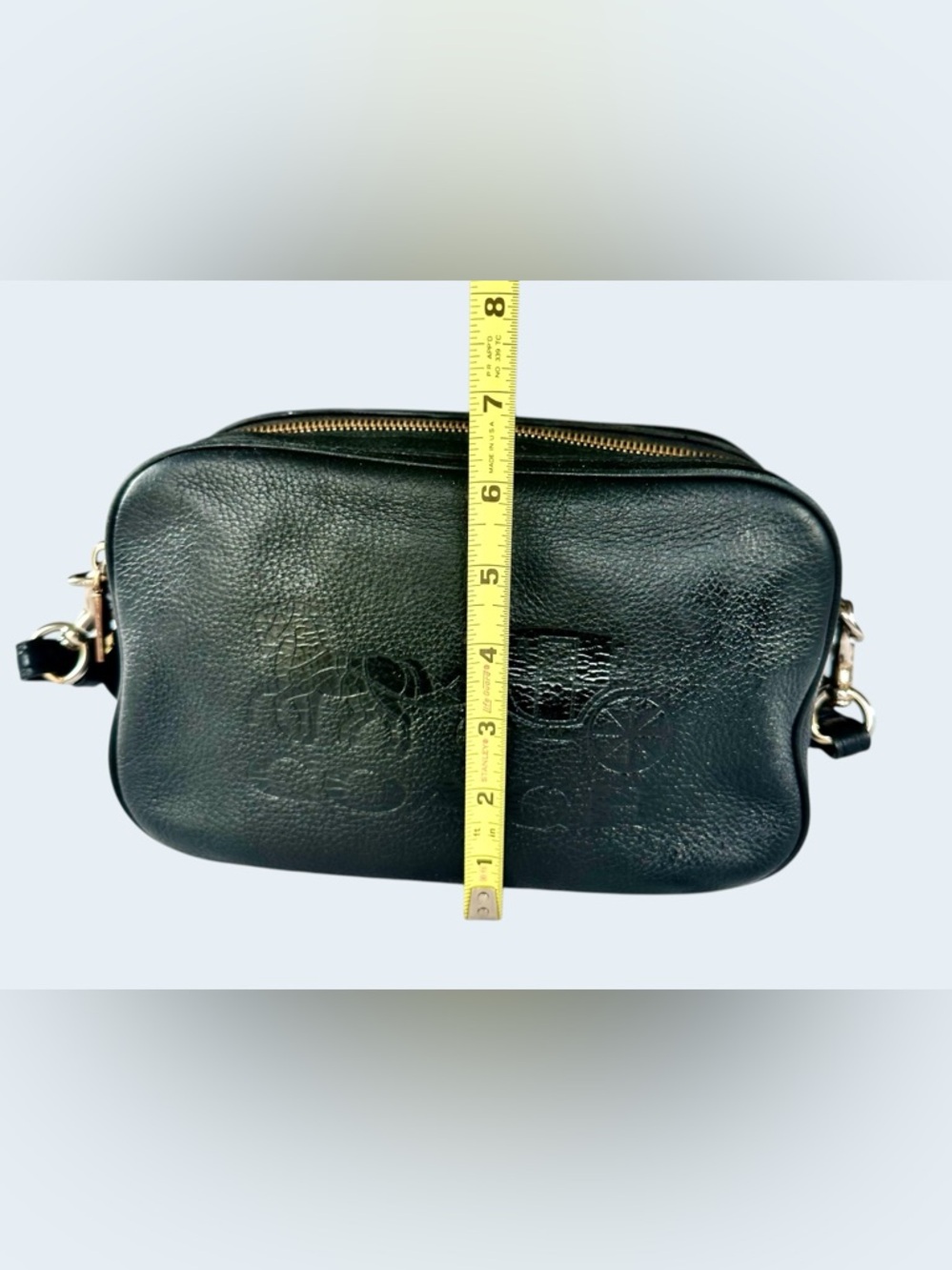 Coach Black Pebbled Leather Jes Crossbody Bag - Picture 13 of 16
